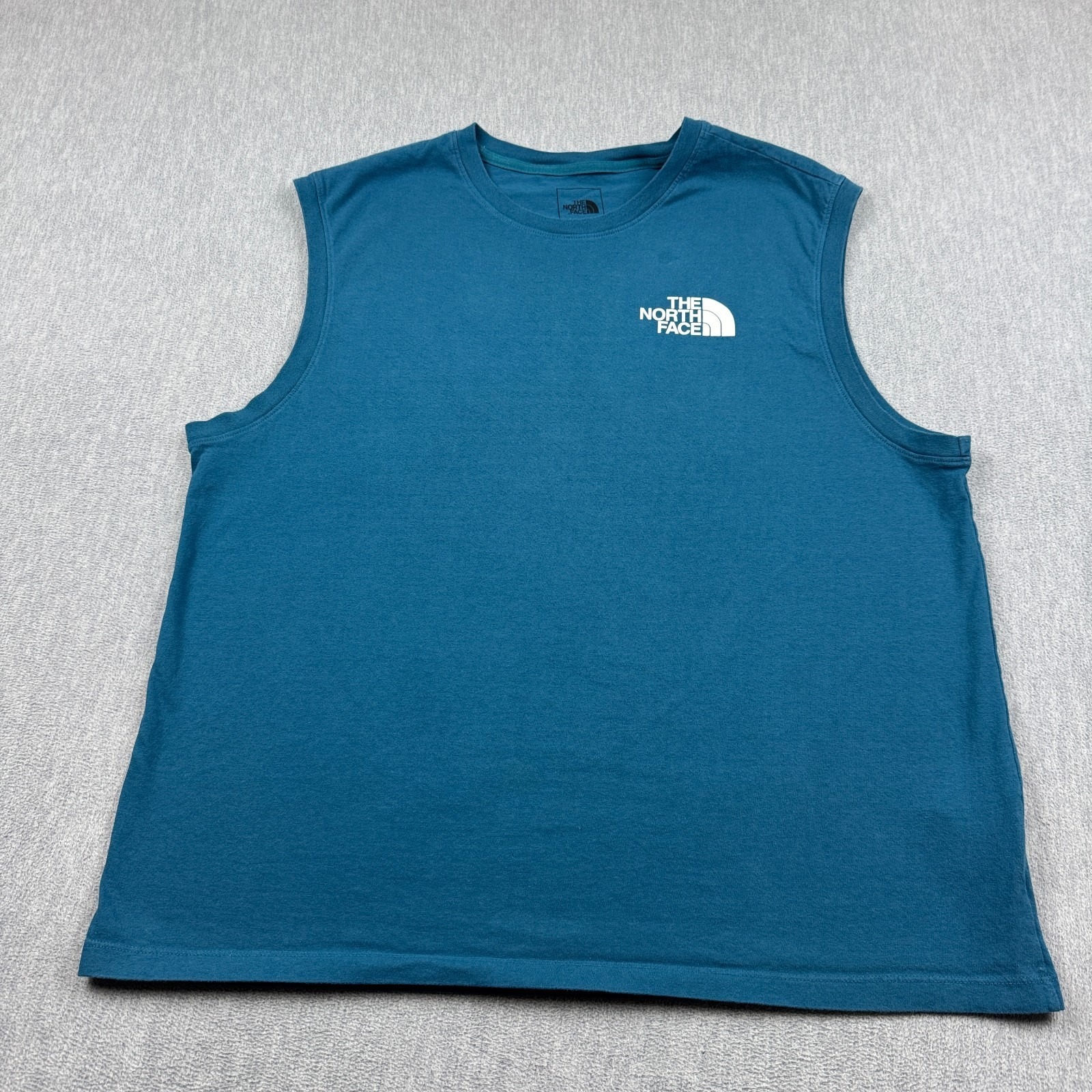 The North Face Tank Mens Large Blue Running Trail Hiking Athletic Workout Gym